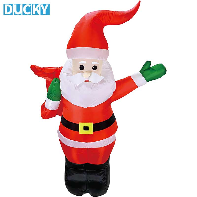 Remote Control Inflatable Santa Claus Car Toys