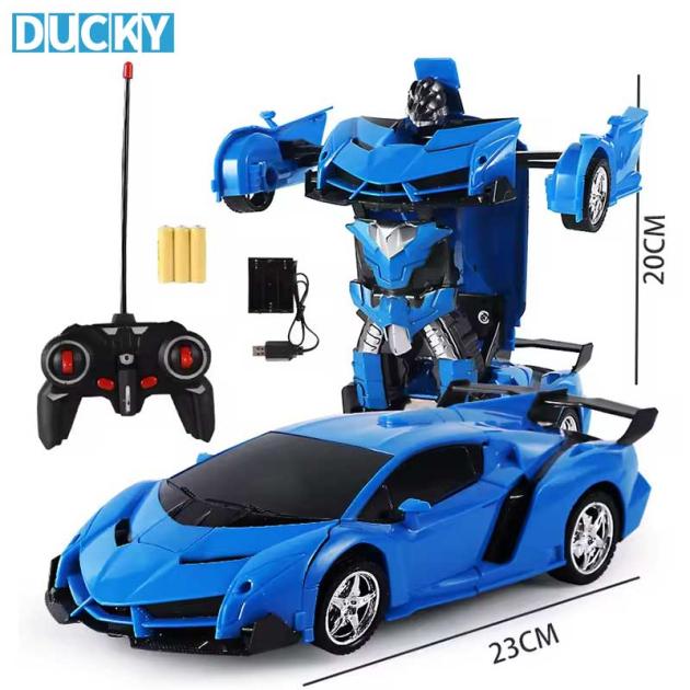 Remote Control Transformer Car 2-in-1 Convertible RC Robot