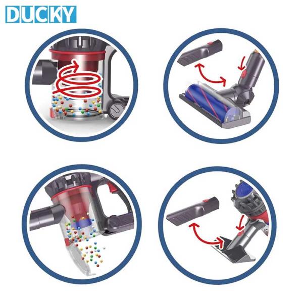 Kids Electric Vacuum Toy Functional Mini Hoover with Real Suction (MOQ 100 PCS) - Image 2