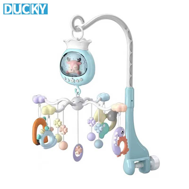 Remote Control Crib Mobile Musical Hanging Animal Rattle Toy - Image 2
