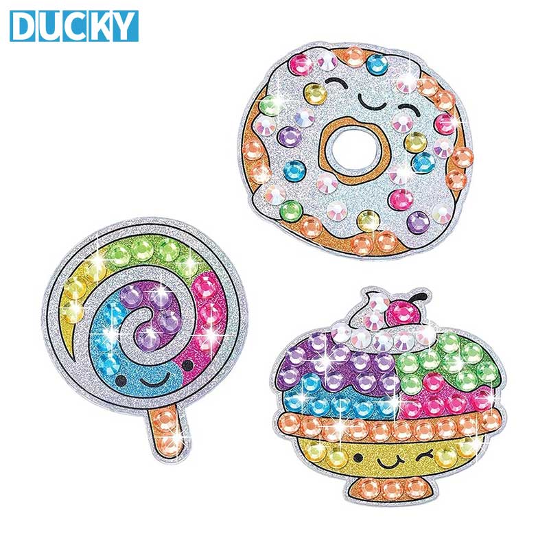 Kids Diamond Painting Kit DIY Ice Cream Gem Art Craft Toy - Image 2