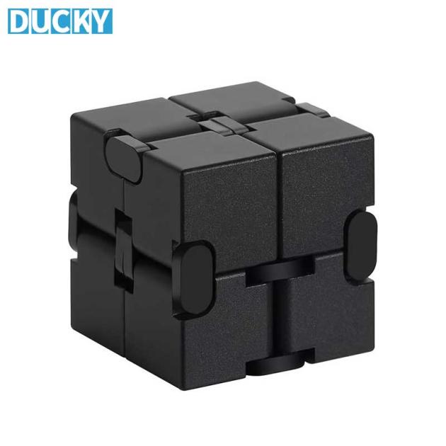 Infinity Fidget Cube Metal Stress Relief Toy for Adults (MOQ 100 PCS)