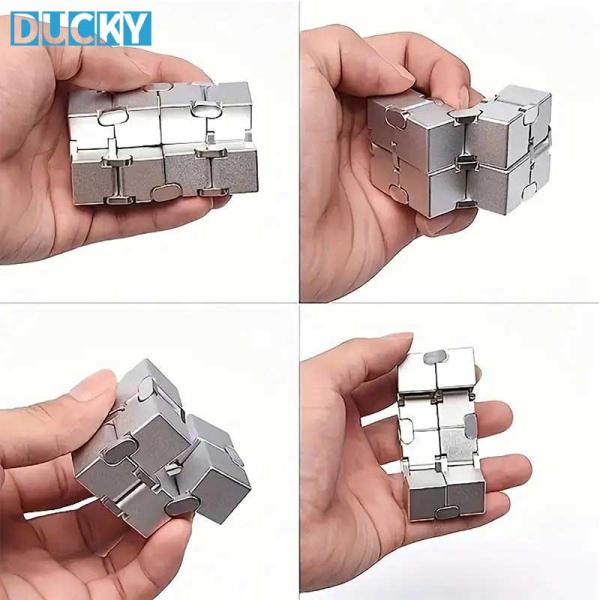 Infinity Fidget Cube Metal Stress Relief Toy for Adults (MOQ 100 PCS) - Image 6