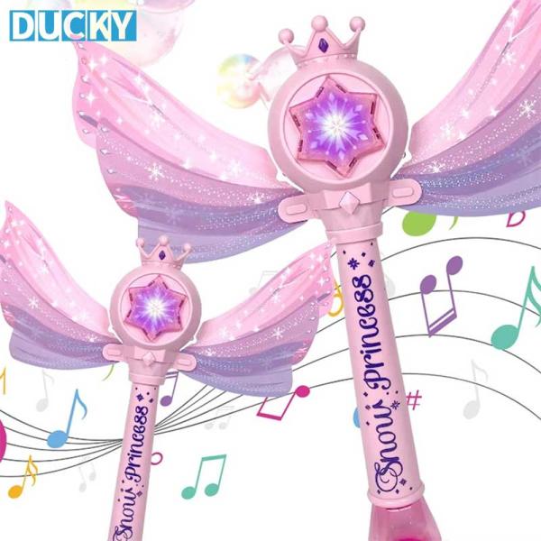 Magic Bubble Blower Toy Light Up Bubble Machine (MOQ 100 PCS) - Image 2