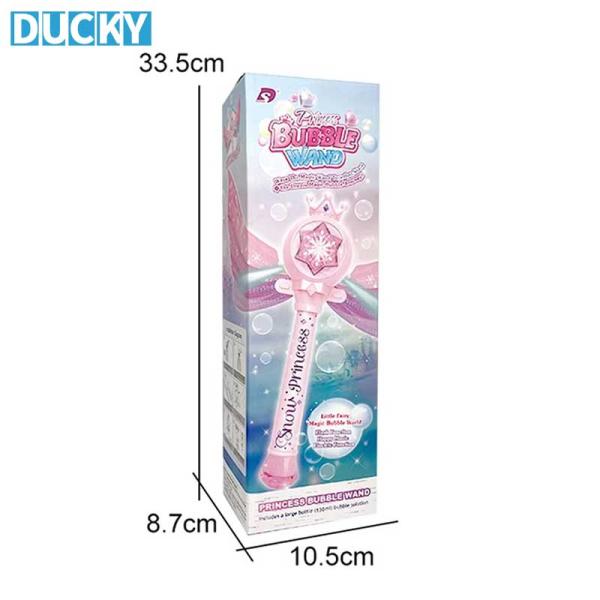 Magic Bubble Blower Toy Light Up Bubble Machine (MOQ 100 PCS) - Image 3