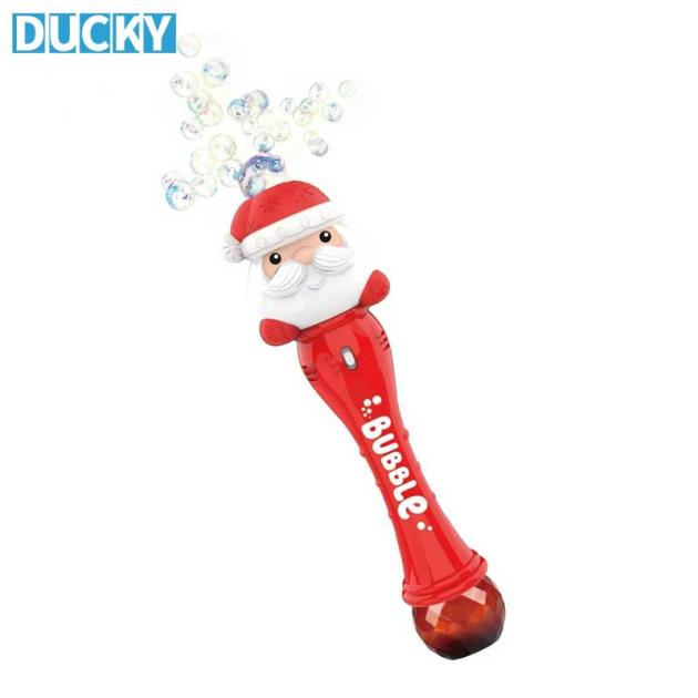 Santa Bubble Blower Wand Automatic Electric Bubble Machine  (MOQ 100 PCS)