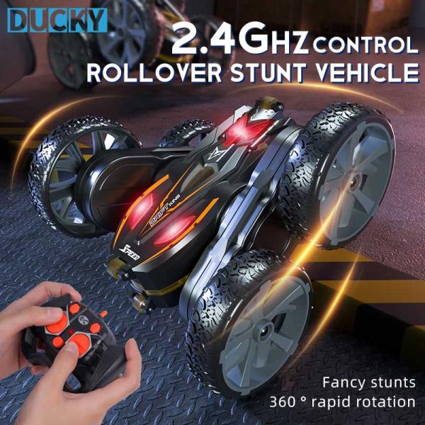 360° Remote Control Stunt Car Rechargeable RC Rollover Rotation Toy (MOQ 100 PCS) - Image 4