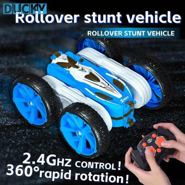 360° Remote Control Stunt Car Rechargeable RC Rollover Rotation Toy (MOQ 100 PCS) - Image 5