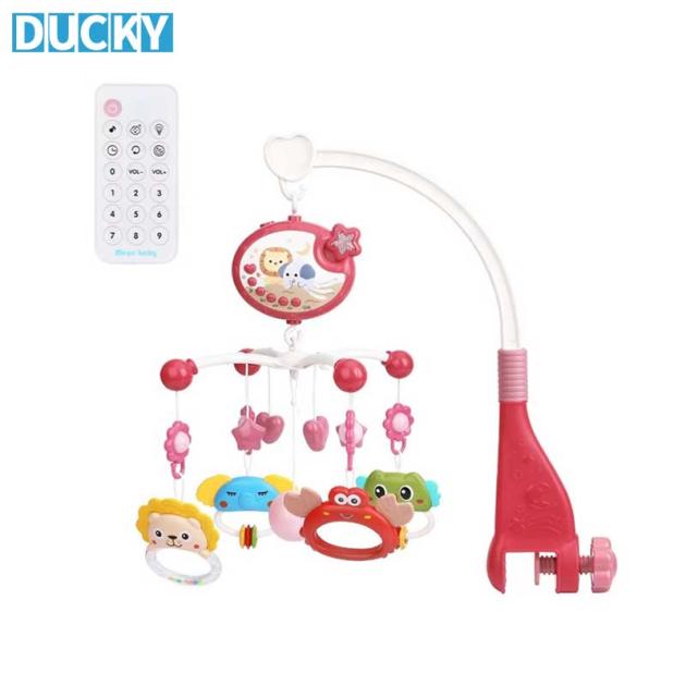 Smart Baby Crib Remote Control Projection Rattle Toy