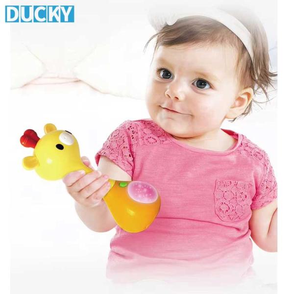 Baby Musical Hand Rattle Colorful Plastic Infant Shaker Toy (MOQ 100 PCS) - Image 3