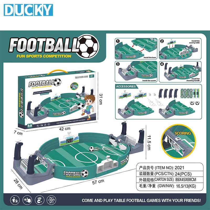 Mini Table Football Game Compact Foosball Toy Desktop Soccer - Image 2