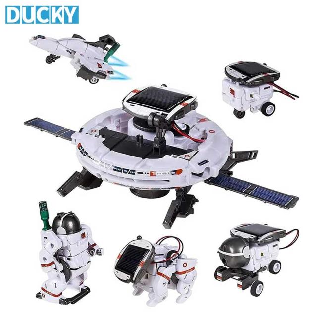 6-in-1 Solar Power DIY Robot Kit Educational STEM Building Science Toy