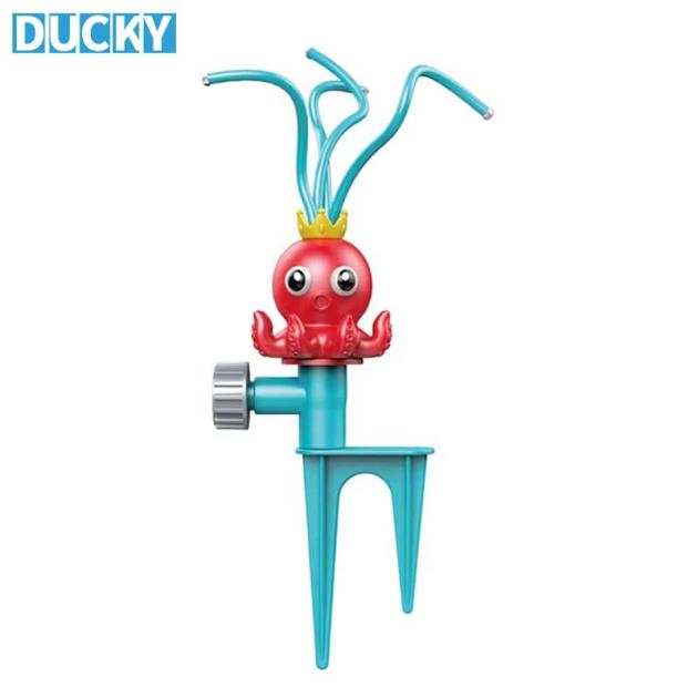 Octopus Water Sprinkler Toy Summer Outdoor Garden Splash Game