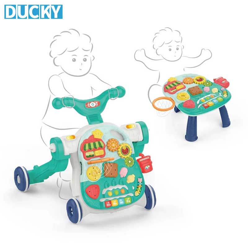 2-in-1 Baby Musical Walker Multifunction Push & Pull Learning Activity Toy - Image 2