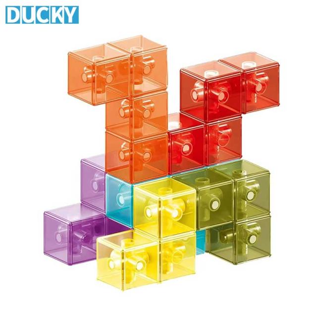Magnetic Crystal Cube Blocks Colorful DIY Building Puzzle Toy Sensory STEM Toy
