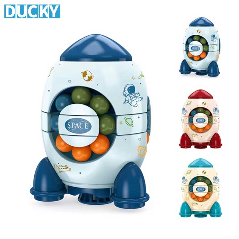 Early Education Rocket Fingertip Spinner Toy Stress Relief Puzzle Toy