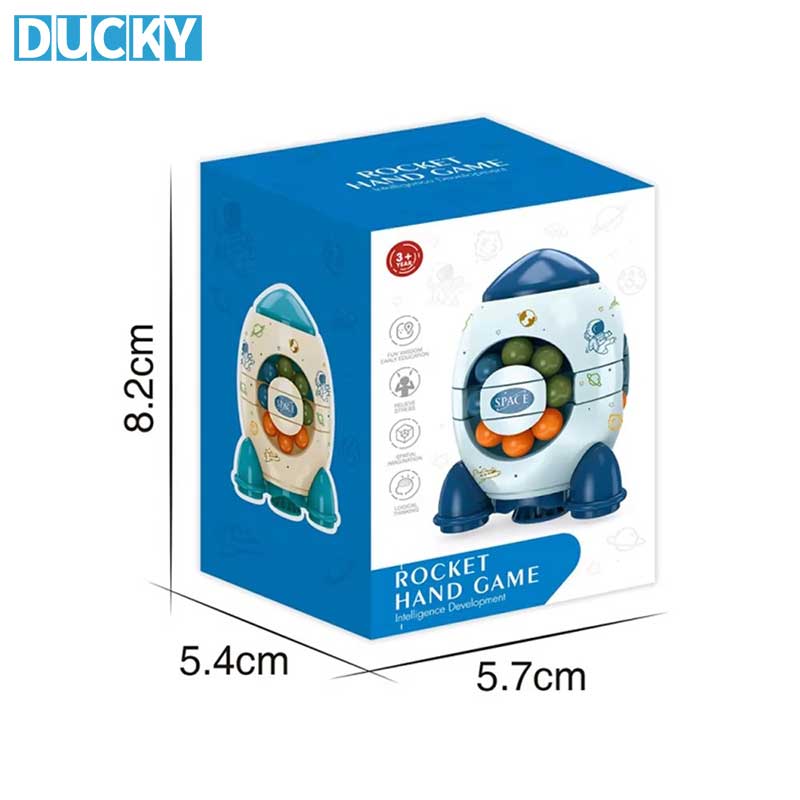 Early Education Rocket Fingertip Spinner Toy Stress Relief Puzzle Toy - Image 2