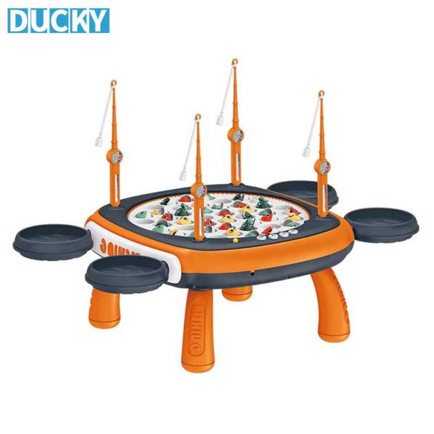 Wholesale Electric Fishing Game Table Multi-Functional Educational Toy Family Interaction