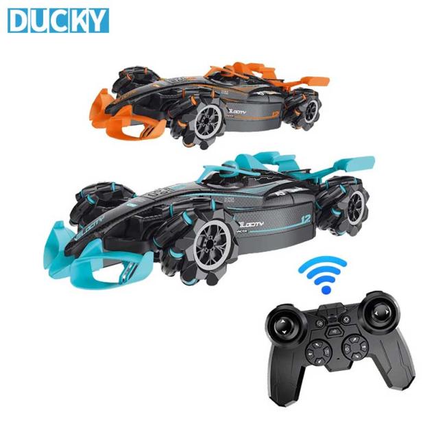2.4GHz 4WD 360° Stunt RC Car High-Speed Programmable Spray Racing Formula Car
