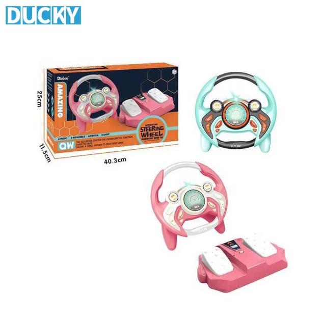 Wholesale Eco-Friendly Steering Wheel Toy Educational Driving Simulator