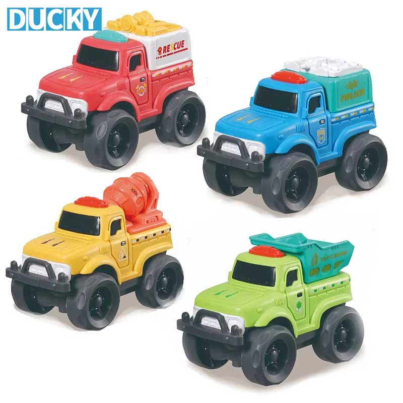Wholesale Eco-Friendly Bioplastic Wheat Straw Car Toys Durable Off-Road Truck Toys - Image 2