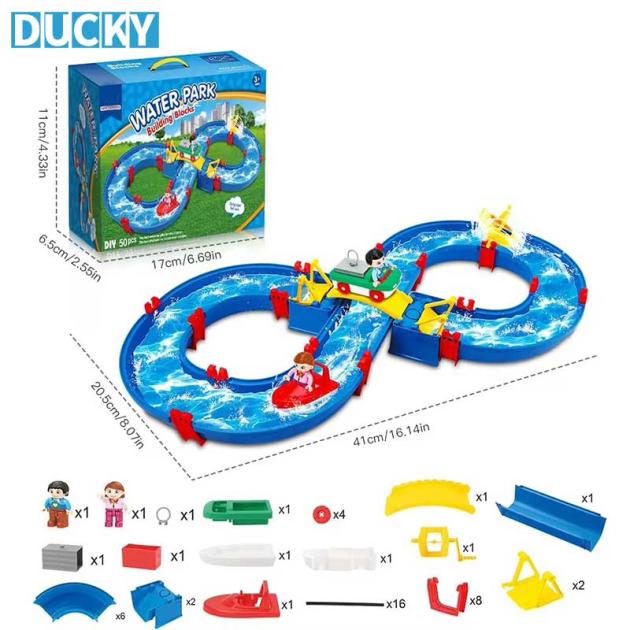 Wholesale 50 PCS Kids Water Table Toys Outdoor Fishing Game Set