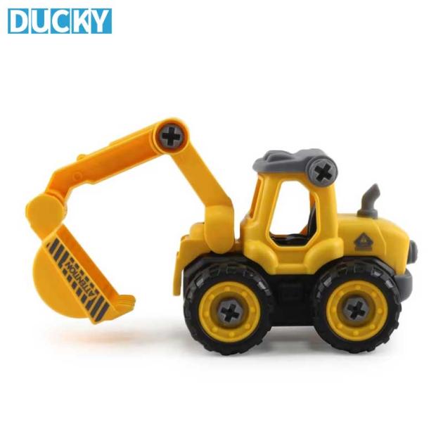 Wholesale DIY Construction Truck Building Blocks Take Apart Engineering Vehicle Toys