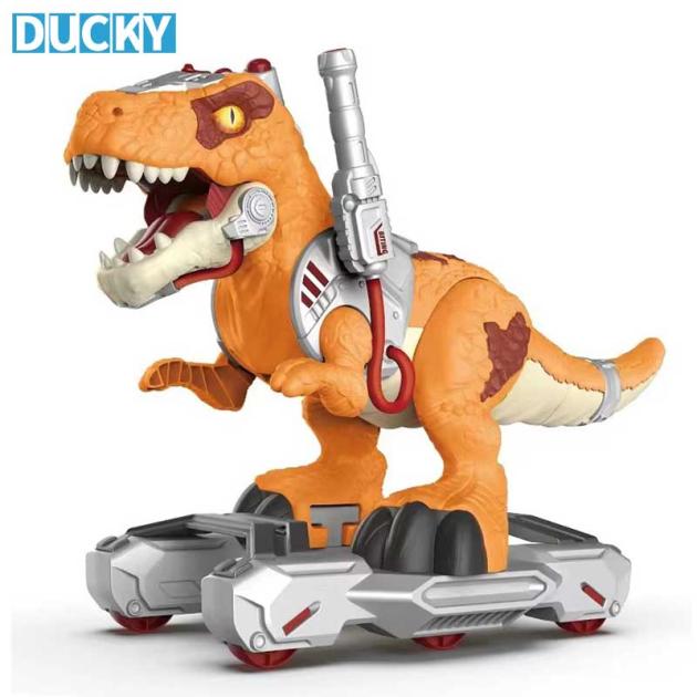 Wholesale Electric Ride-On Dinosaur Scooter Spraying Smoke & Roaring Sound Animal Toy