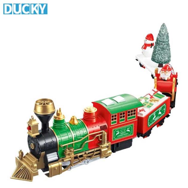 Wholesale Electric Christmas Train Set for Kids Holiday Decorations