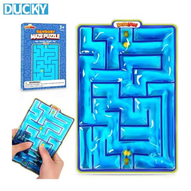 Wholesale Squishy Water Bag Sensory Toys Creative Fidget Maze Boards