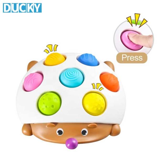 Wholesale Montessori Baby Hedgehog Toy Silicone Stress Relief & Fine Motor Skill Toy