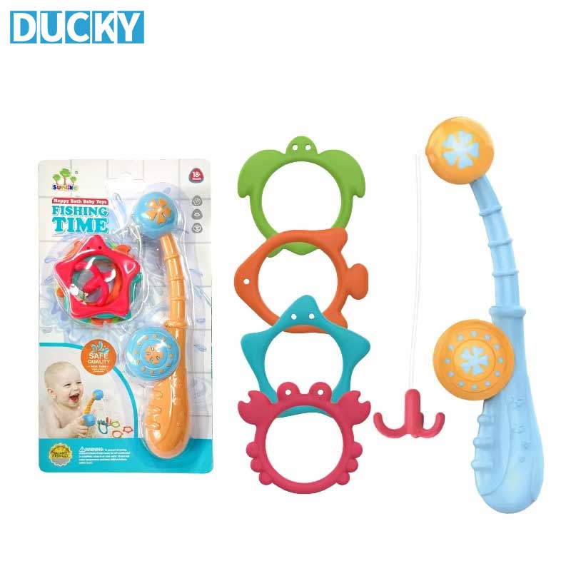 Wholesale Montessori Fishing Game Set Plastic Water Bath Toys - Image 3