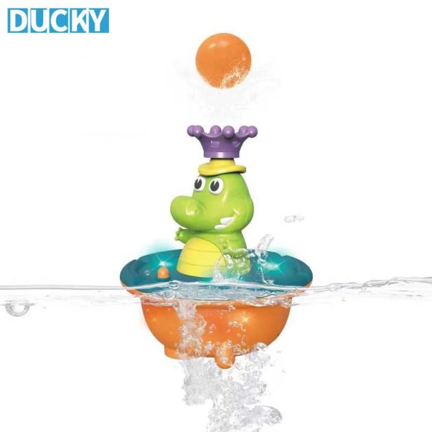 Wholesale Baby Bath Sprinkler Toy Cute Crocodile Spray Water Floating Ball