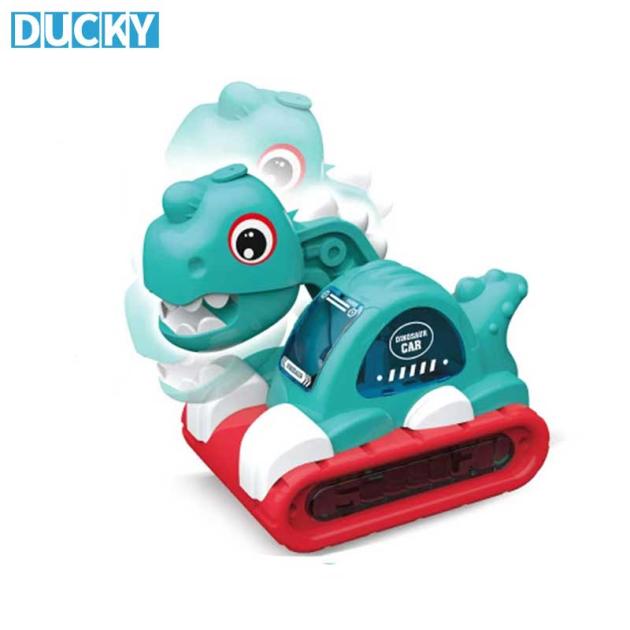 Wholesale Musical Electric Dinosaur Excavator Toy Universal Construction Car