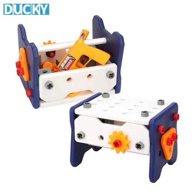 Wholesale Educational Drill Toy Set DIY 3D Puzzle with Screwdriver & Plastic Tools
