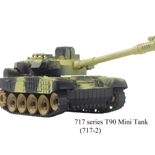 7 Channel Remote control T90 Tracked Mini Tank 717-2