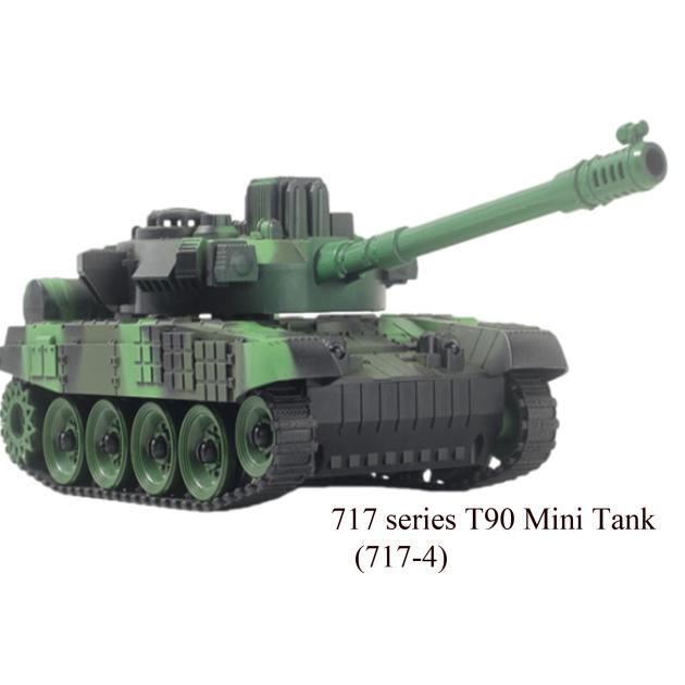 13 Channel Remote Control T90 Tracked Mini Tank 717-4