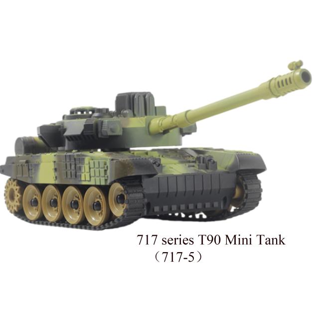 13 Channel Remote Control T90 Tracked Mini Tank 717-5