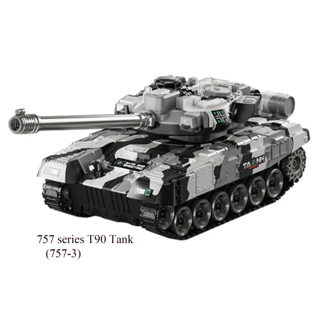 13 Channel Remote Control T90 Tracked Tank with Water Bullet 757-3