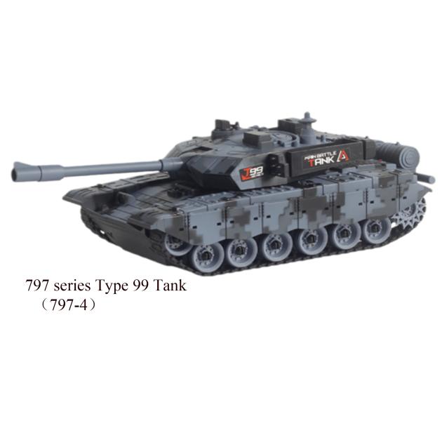 11 Channel Remote Control Type 99 Tracked Tank 797-4
