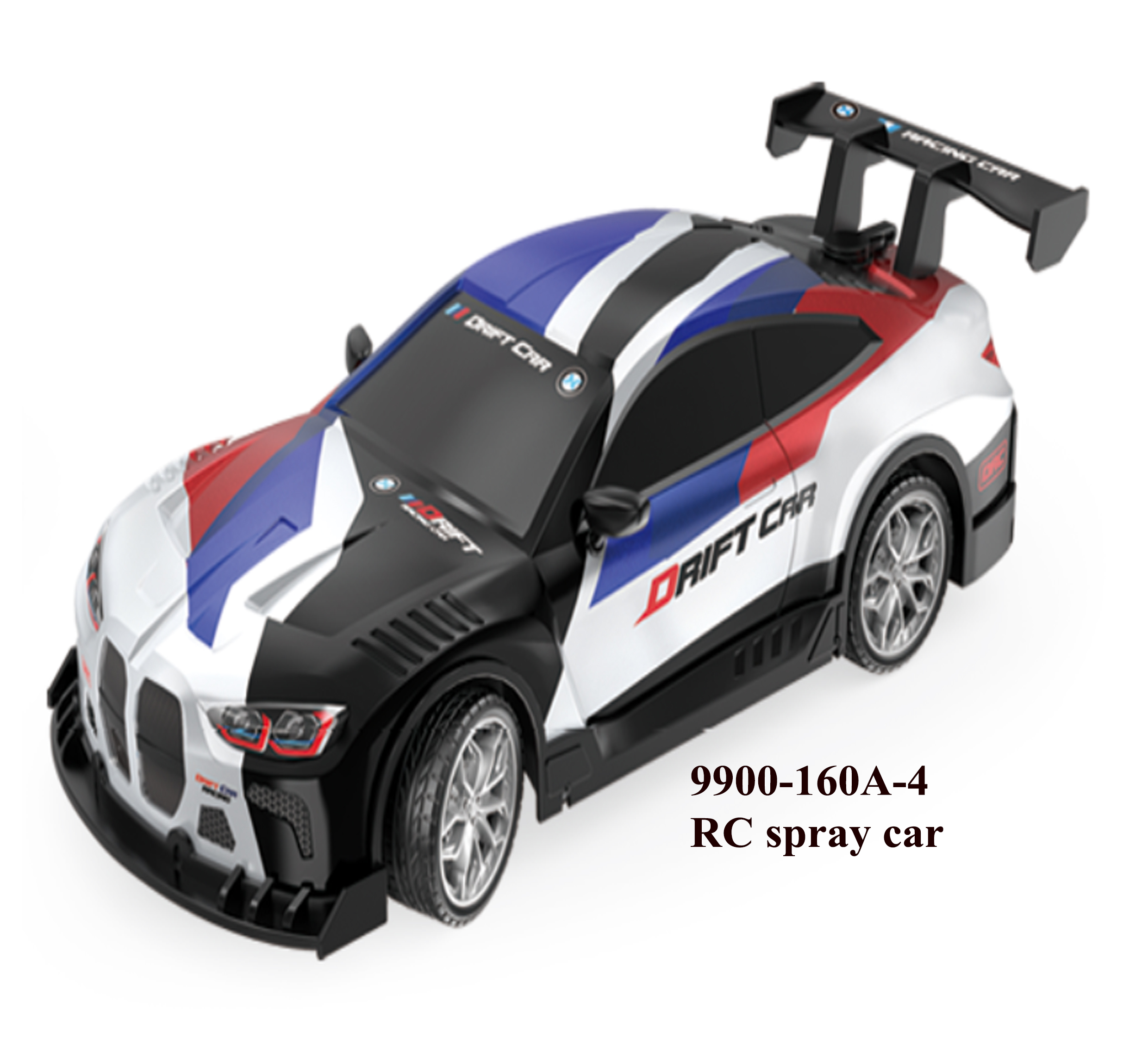 2.4GHz 9 Channel Remote Control Spray Car 9900-160A-4