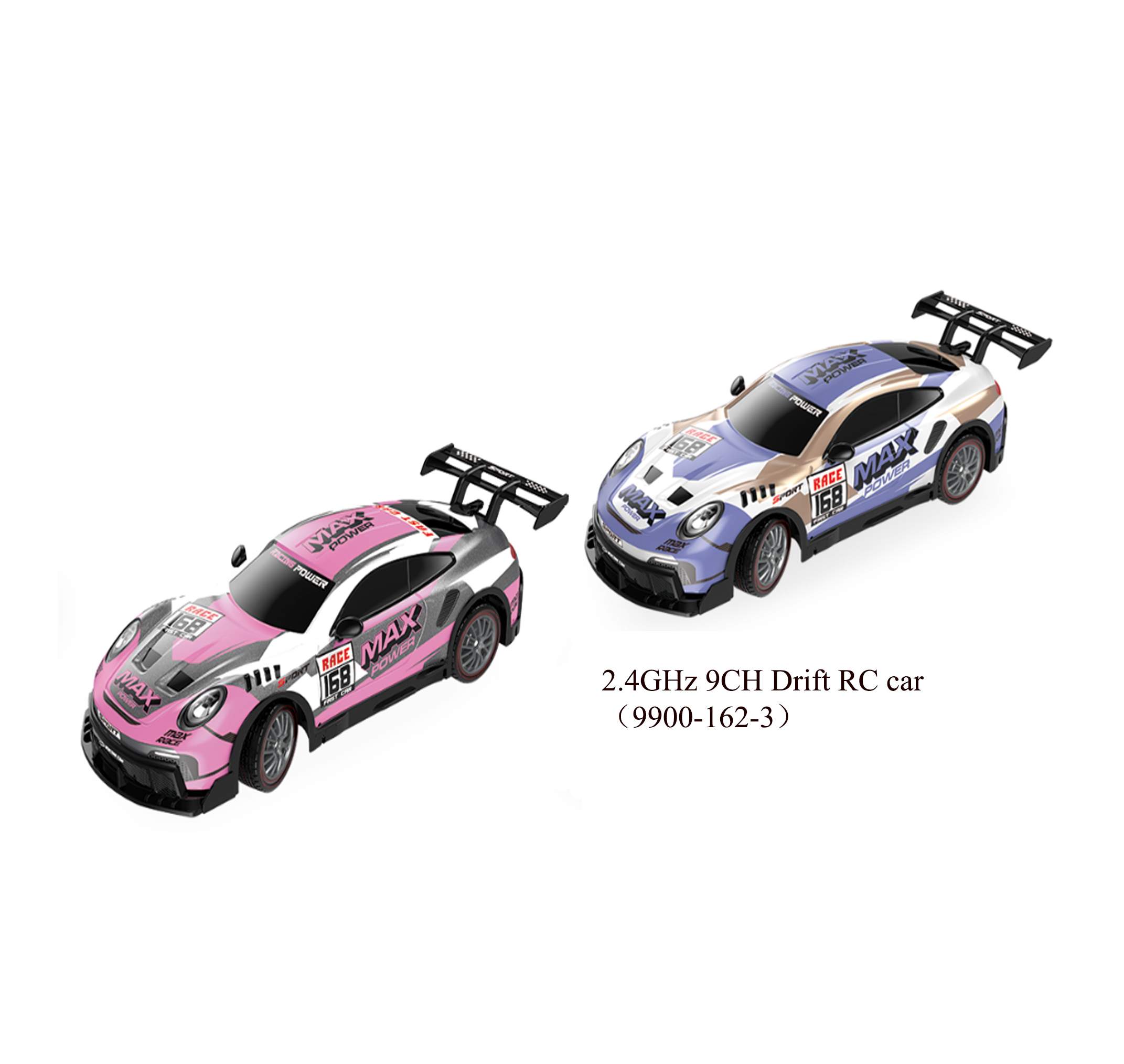 2.4GHz 9 Channel Drift Remote Control Car 9900-162-3