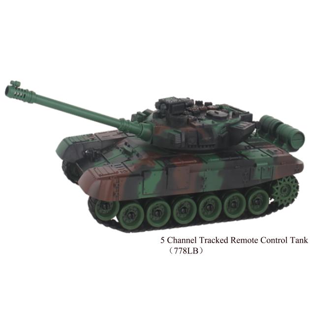 5 Channel Remote Control Tracked Tank 778LB