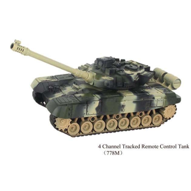 4 Channel Remote Control Tracked Tank 778M with Light and Music