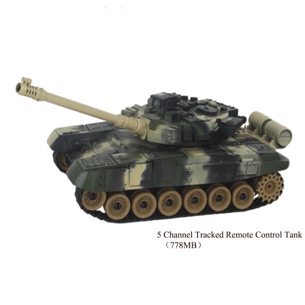 5 Channel Remote Control Tracked Tank 778MB