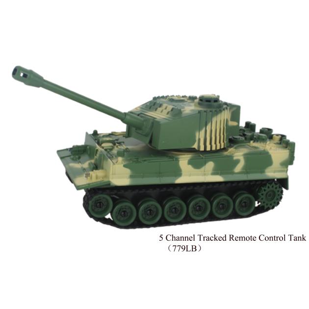 5 Channel Remote Control Tracked Tank 779LB