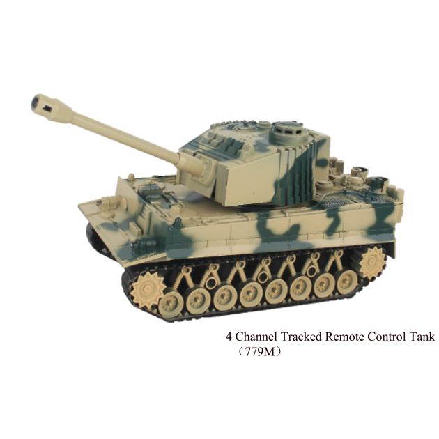 4 Channel Remote Control Tracked Tank 779M with Light and Music