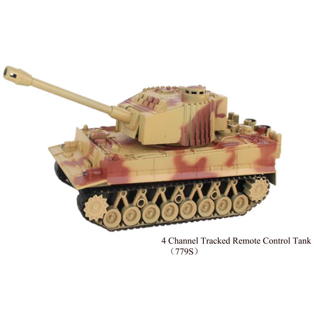 4 Channel Remote Control Tracked Tank 779S with Light and Music