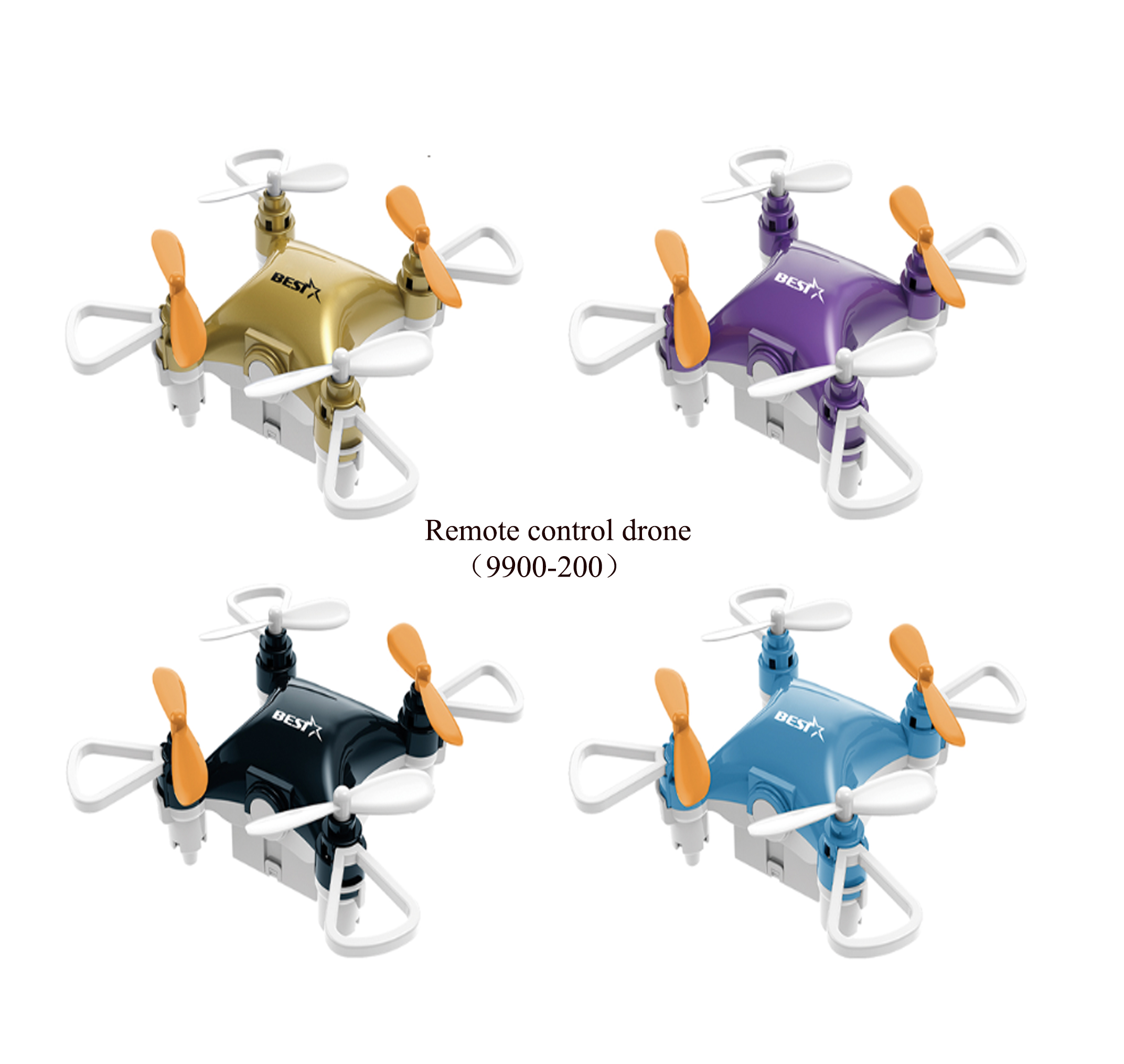 2.4GHz Remote Control Mini Pocket Drone 9900-200